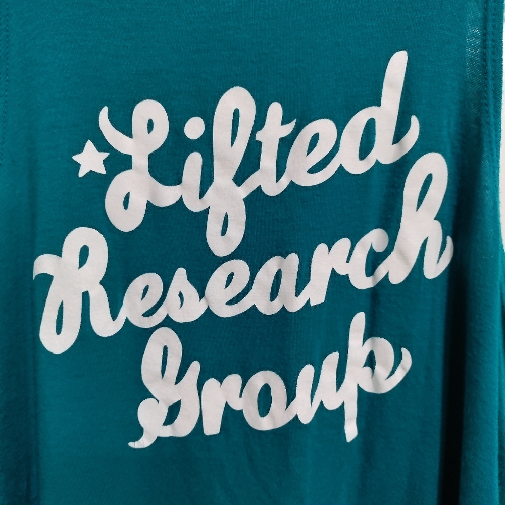 LRG Lifted Research Group women's teal tank top size XS - Picture 2 of 5